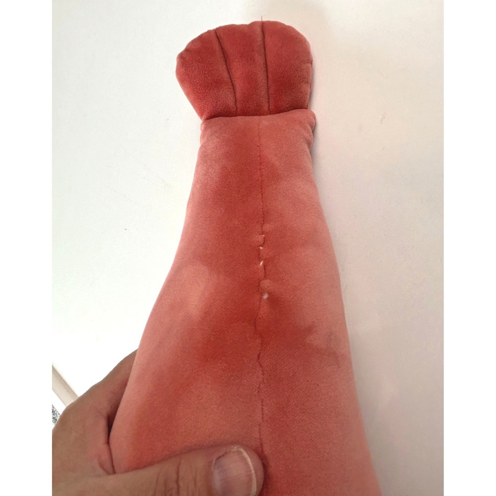 Portland Plush Sebastian Giant Squid Coral Pink Large 27" Stuffed Animal - Picture 8 of 9
